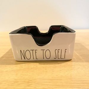 Rae Dunn Note Holder Post-It.  Note to Self